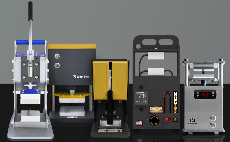 Comparison of Compact Rosin Presses
